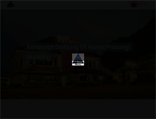 Tablet Screenshot of hotelpelangimalang.com